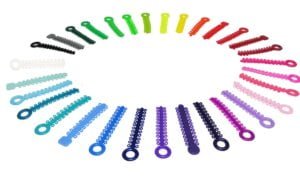 Llaves De Elasties x20 Para Ortodoncia