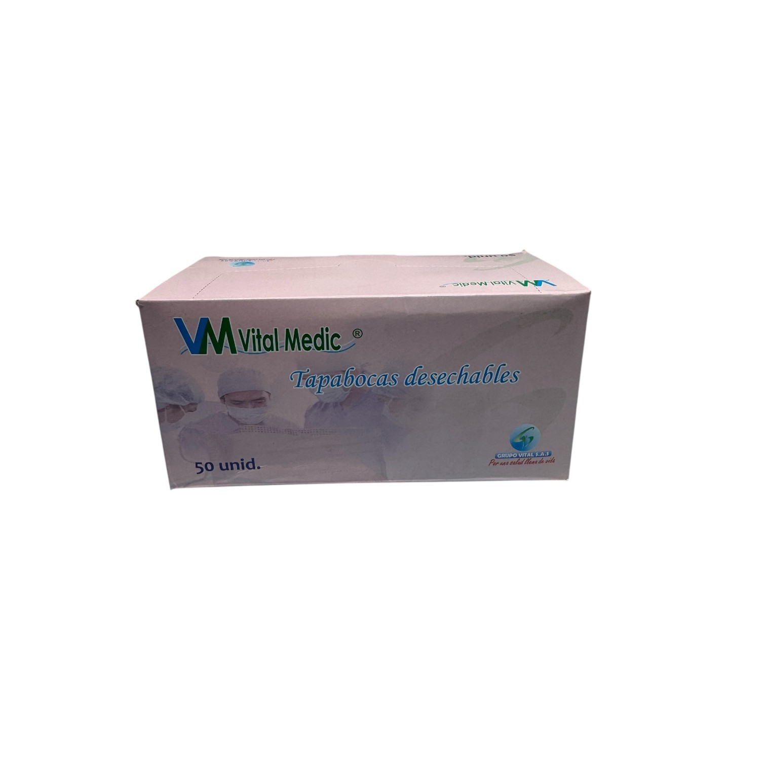 Tapabocas Rosados Caja